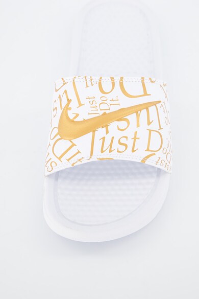 Nike Papuci cu imprimeu text Benassi Femei