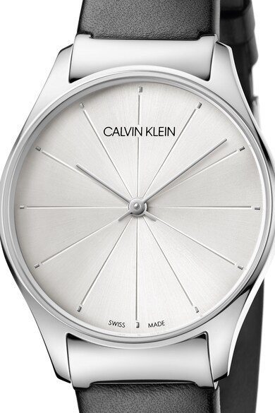 CALVIN KLEIN Унисекс часовник с кожена каишка Жени