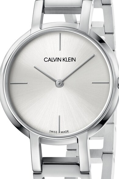 CALVIN KLEIN Кварцов часовник с изрязани зони Жени