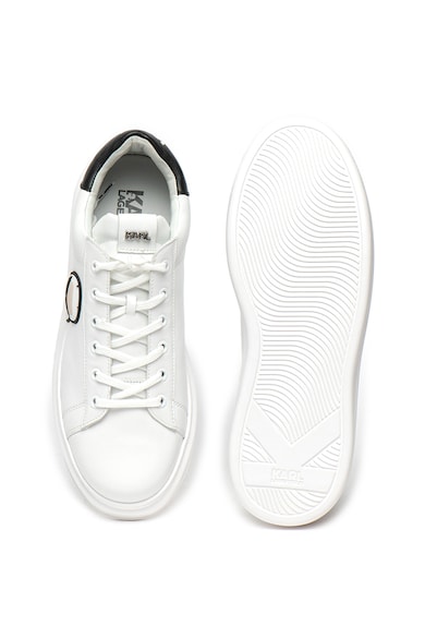 Karl Lagerfeld Кожени спортни обувки Kapri с релефно лого Мъже