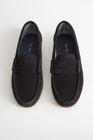 Mango Pantofi loafer de piele intoarsa BigBoy Baieti