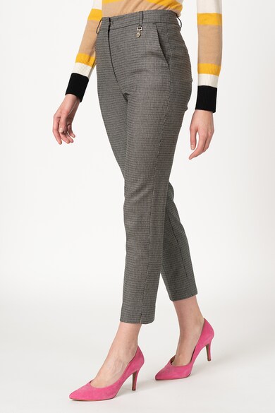 Pennyblack Pantaloni din amestec de lana cu model microhoundstooth Laterale Femei