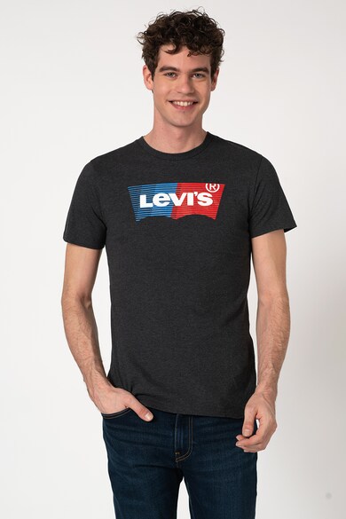 Levi's Тениска с овално деколте и лого Мъже