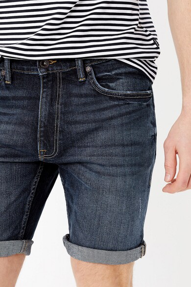 Marks & Spencer Pantaloni scurti slim fit elastici din denim Barbati