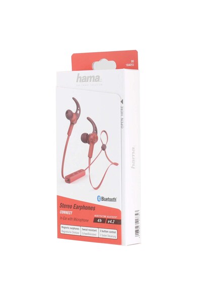 Hama Casti Bluetooth  In-Ear, stereo, Rosu Femei