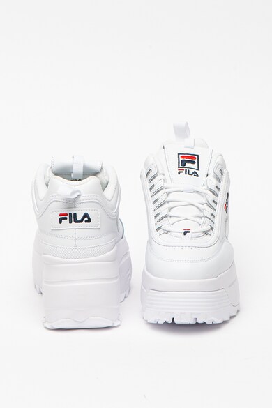 Fila Pantofi sport cu talpa wedge striata Disruptor Femei