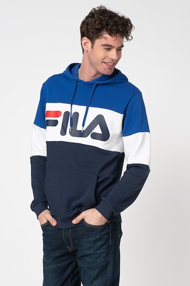 Fila Hanorac cu model colorblock si imprimeu logo Barbati