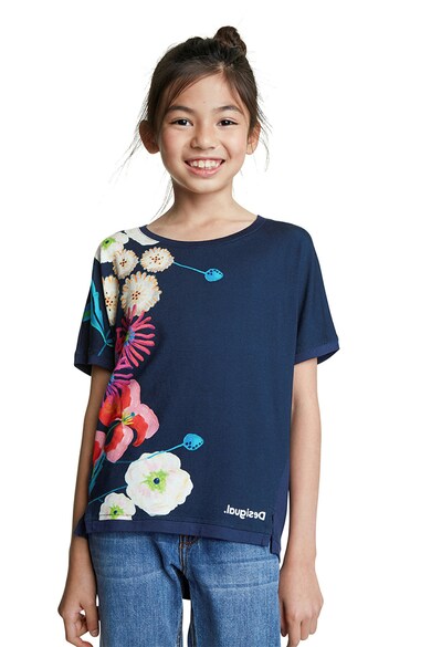 DESIGUAL Tricou cu imprimeu floral Fete