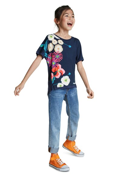 DESIGUAL Tricou cu imprimeu floral Fete