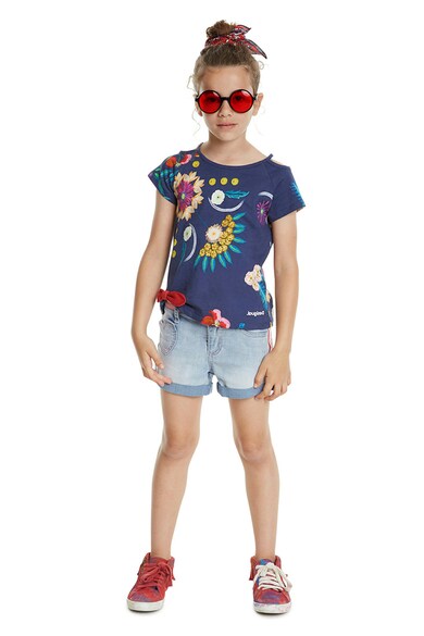 DESIGUAL Tricou cu detaliu funda Fete