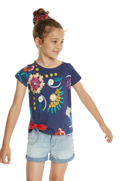 DESIGUAL Tricou cu detaliu funda Fete