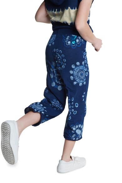 DESIGUAL Pantaloni cu croiala ampla si imprimeu mandala Fete