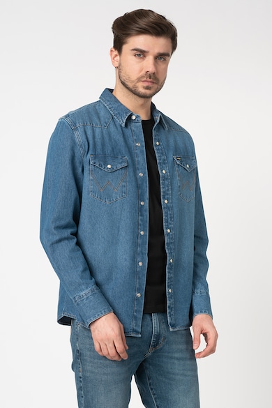 Wrangler Camasa regular fit din denim Barbati