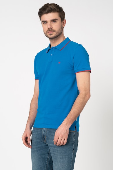 Wrangler Tricou polo din material pique Barbati