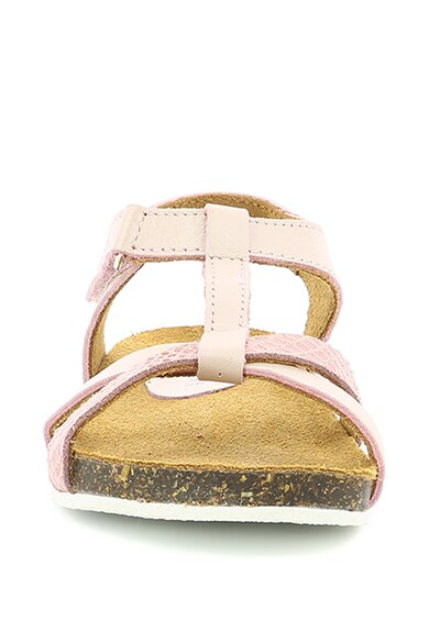 Kickers kids Sandale din piele, cu barete multiple Fete