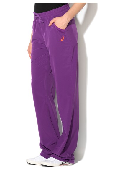 Asics Pantaloni violet cu buzunare Femei