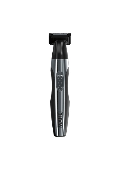 Wahl Aparat multifunctional de tuns  , barba, perciunii, sprancenele, parul din nas si urechi, baterie AA, 2 capete, 4 trepte de taiere, negru Barbati