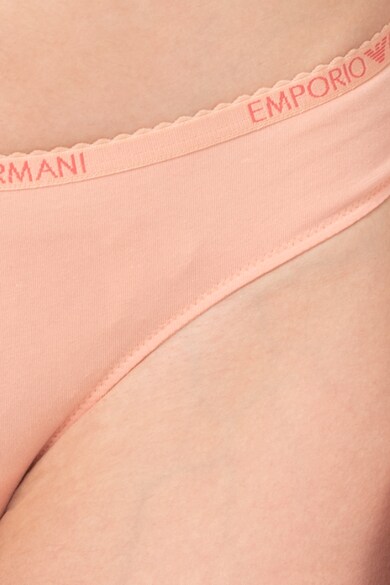 Emporio Armani Underwear Chiloti brazilieni cu partea din spate din dantela Femei