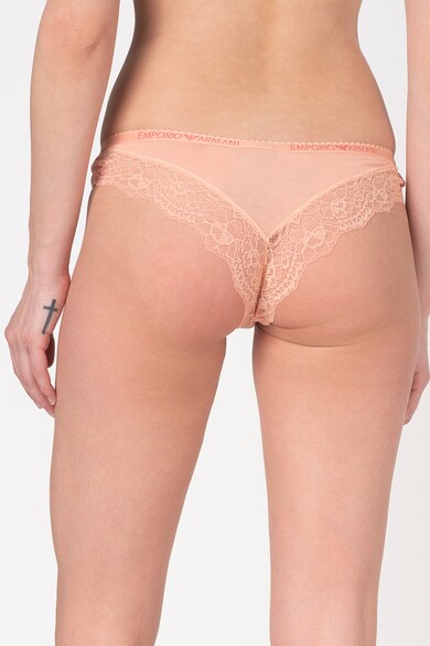 Emporio Armani Underwear Chiloti brazilieni cu partea din spate din dantela Femei