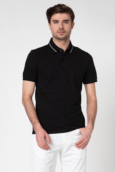 Emporio Armani Tricou polo cu detaliu contrastant pe guler Barbati