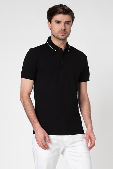 Emporio Armani Tricou polo cu detaliu contrastant pe guler Barbati