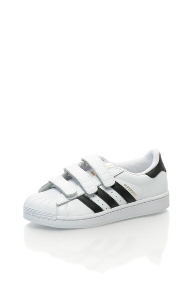 adidas Originals Tenisi albi din piele Superstar Fondation Fete