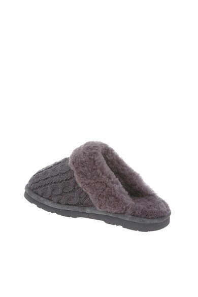 BEARPAW Papuci de casa gri cu interior imblanit Effie Femei