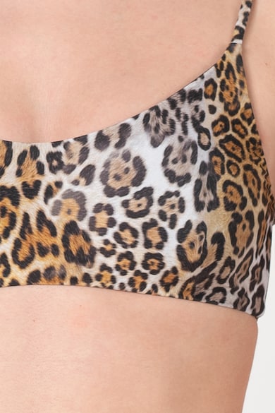 GUESS Bustiera de baie cu animal print Femei