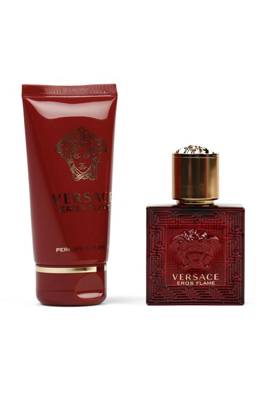 Versace Set  Eros Flame, Barbati: Apa de Parfum, 30ml + Gel de dus, 50 ml Barbati