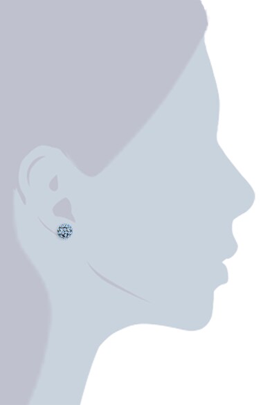 TASSIONI Bedugós fülbevaló kristályokkal női