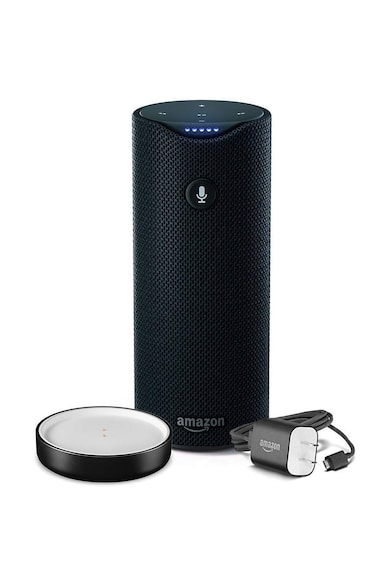 Amazon Boxa portabila inteligenta  Tap, Asistent vocal, Wi-Fi, Bluetooth, Suport incarcare, Negru Femei