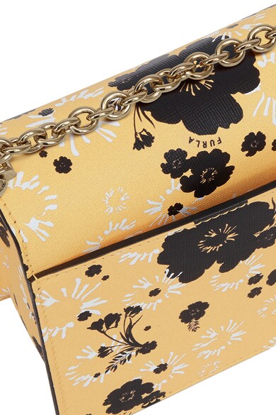 Furla Geanta crossbody de piele cu imprimeu floral Bafk Femei