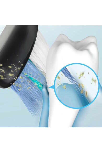 Panasonic Periuta de dinti electrica  , Sonic Motor, Îngrijire parodontală și îngrijirea Interdentală cu vibrație, 5 capete incluse, Negru Femei