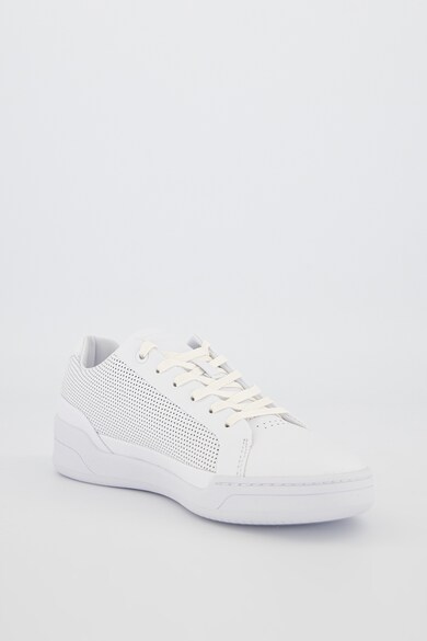 Lacoste Pantofi sport din piele cu model cu perforatii Challenge Femei