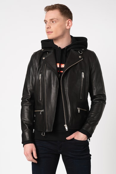 Diesel Jacheta biker de piele Barbati