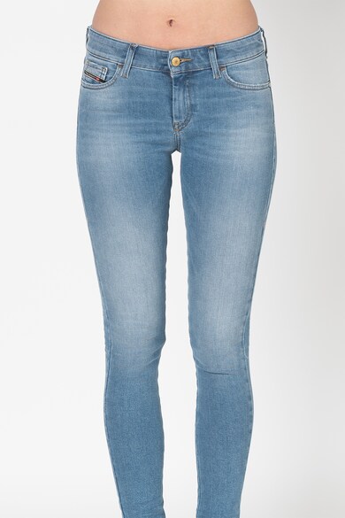 Diesel Blugi skinny cu aspect decolorat Slandy Femei