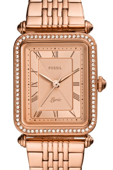 Fossil Ceas quartz decorat cu cristale Lyric Femei