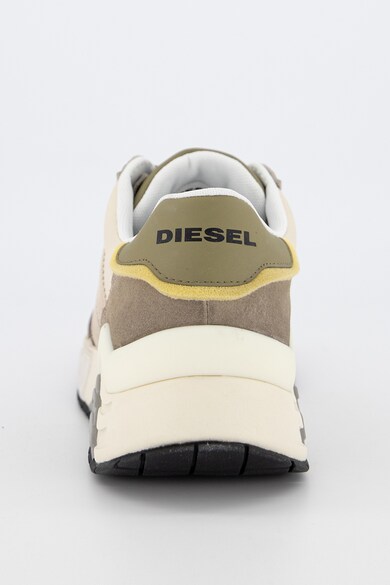 Diesel Pantofi sport de piele intoarsa cu branturi detasabile Brentha Flow Barbati