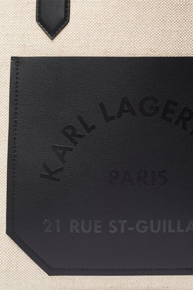 Karl Lagerfeld Geanta tote de panza cu garnitura contrastanta K/Journey Femei