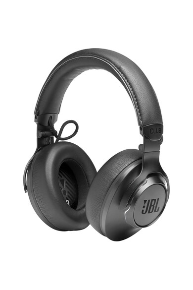 JBL Casti audio over-ear  Club One, Hi-Res, True Adaptive Noise Cancelling, Ambient Aware, TalkThru, 45H, Google Assistant & Alexa built-in, Negru Femei