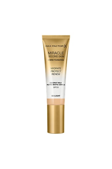 Max Factor Фон дьо тен  Miracle Second Skin, SPF 20 Жени