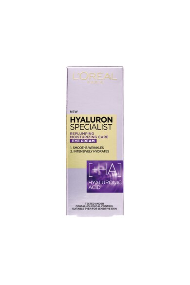 L'Oreal Paris Crema de ochi antirid  Hyaluron Specialist cu acid hialuronic, 15 ml Femei
