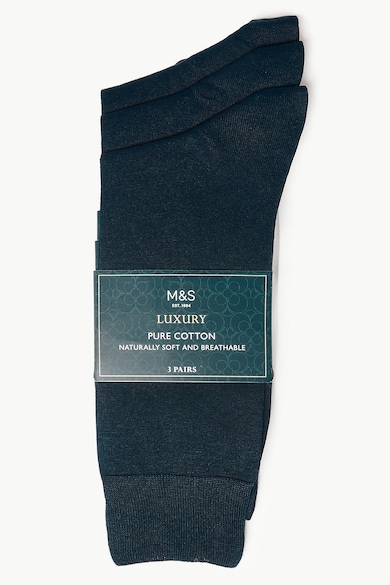 Marks & Spencer Памучни чорапи - 3 чифта Мъже