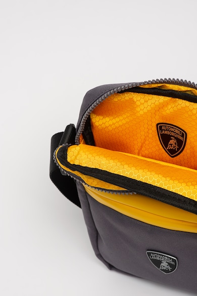 Automobili Lamborghini Geanta crossbody cu garnitura de piele ecologica Essential Barbati