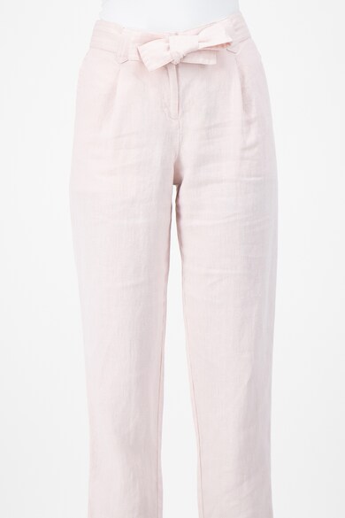 Stefanel Pantaloni crop de in, cu cordon Femei