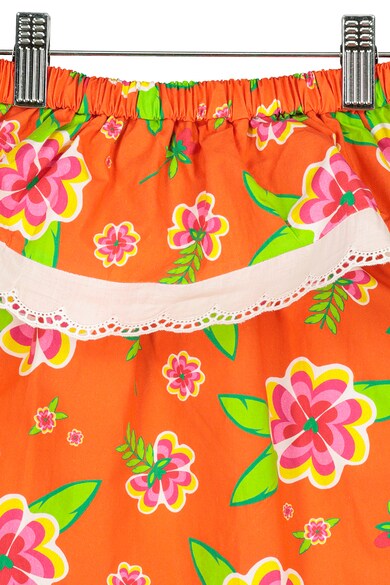 Agatha Ruiz de la Prada Rochie cu model floral si insertii de dantela crosetata Bahia Fete