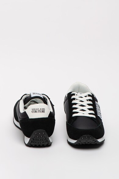 Versace Jeans Couture Pantofi sport cu garnituri de piele intoarsa Spyder Barbati