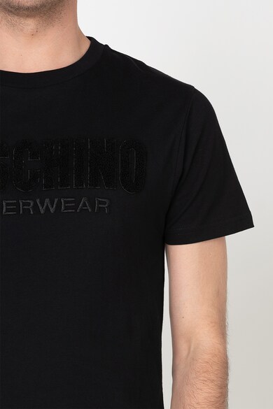 Moschino Tricou de casa cu aplicatie logo din material terry Barbati