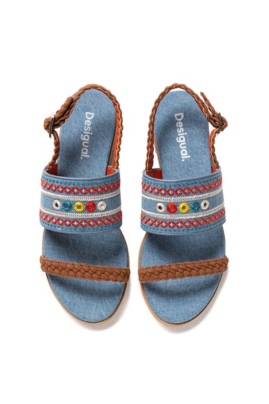 DESIGUAL Sandale din denim cu broderie Femei