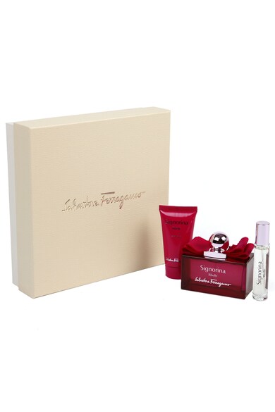 Salvatore Ferragamo Set  Signorina Ribelle, Femei: Apa de Parfum, 100 ml + Lotiune de corp, 50 ml + Apa de Parfum, 10 ml Femei